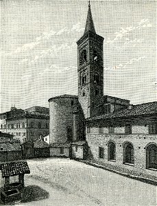 Urbino parte posteriore della chiesa di San Francesco
