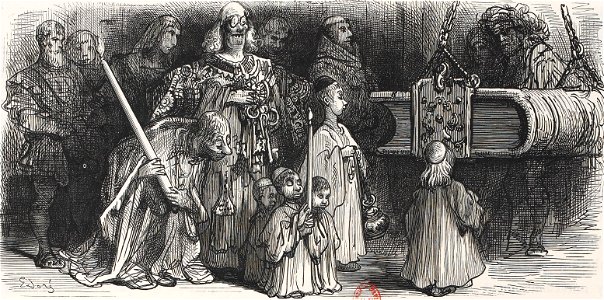 Uranopètes décrétales - Chapitre XLIX du Quart Livre illustré par Gustave Doré