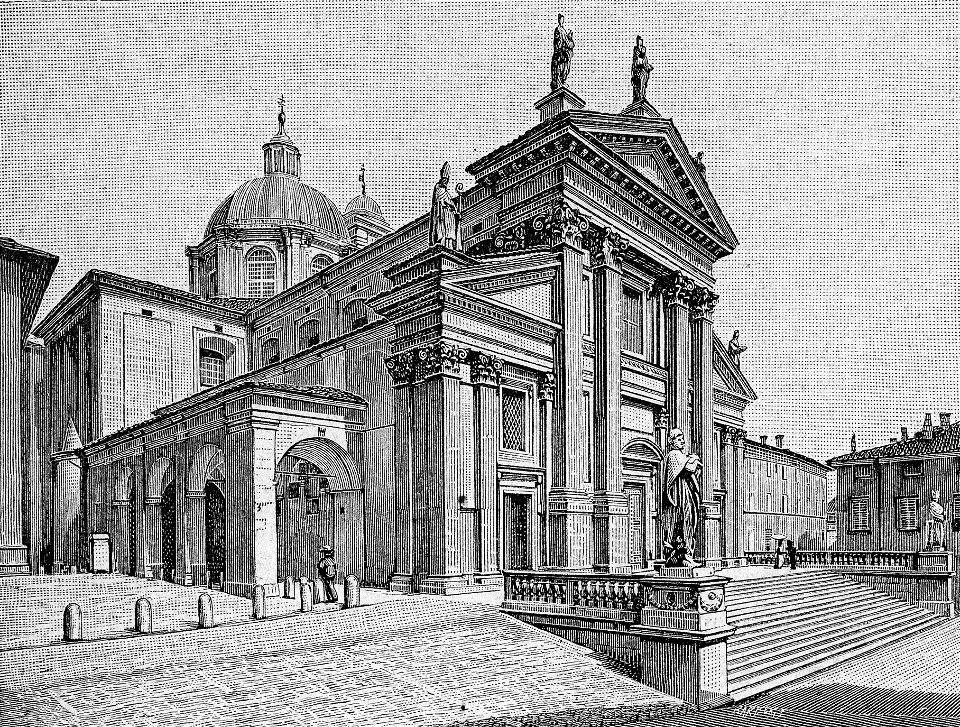 Urbino – Il Duomo (xilografia)