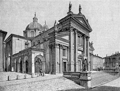 Urbino – Il Duomo (xilografia)