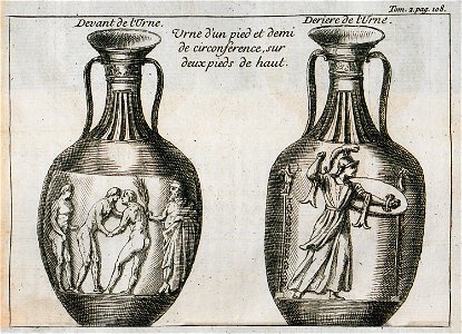 Urne d'un pied et demi de circonference, sur deux pieds de haut - Lucas Paul - 1712
