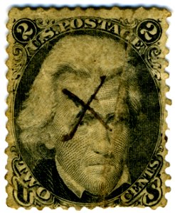 US stamp 1861 2c Jackson sc0073. Free illustration for personal and commercial use.