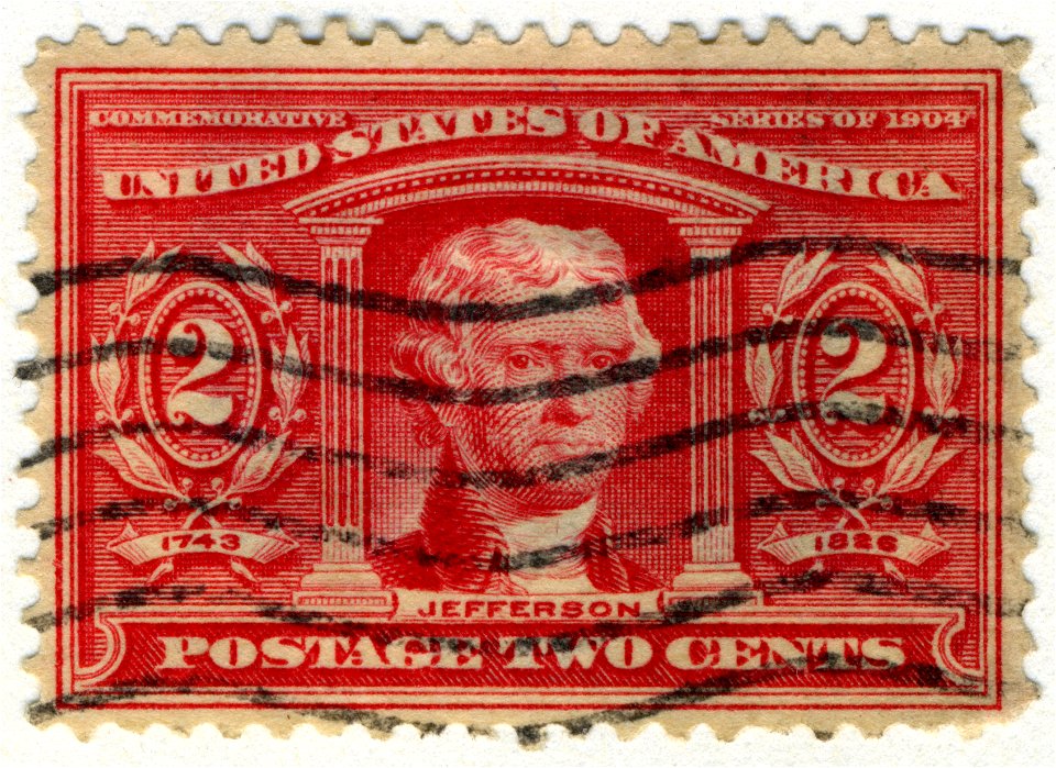 US stamp 1904 2c Louisiana Purchase Expo