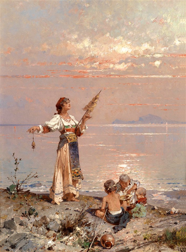 Franz Richard Unterberger In der Bucht von Neapel