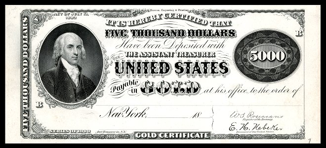 US-$5000-GC-1888-Fr-1222a (PROOF)
