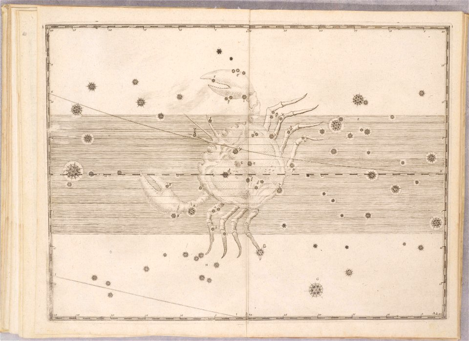 Uranometria by Johann Bayer (1661) 25