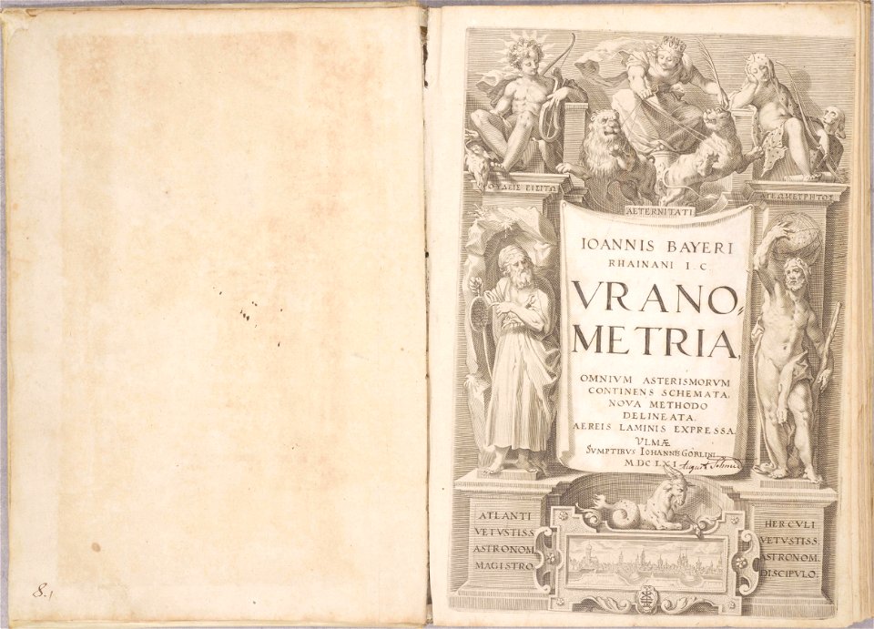 Uranometria by Johann Bayer (1661) 02