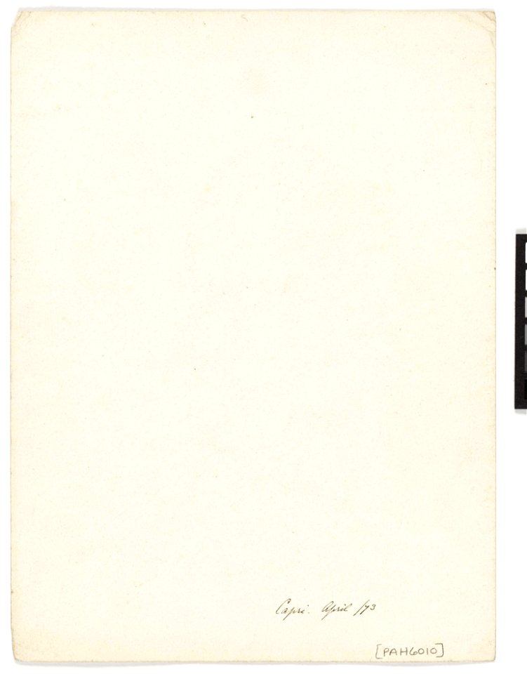 Untitled sketch of young Italian peasant girl RMG PY6010-002