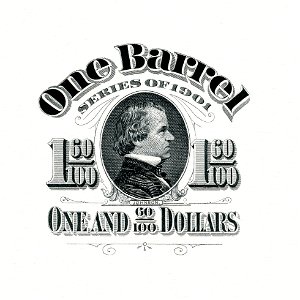 US-Stamp-Beer-1901-$1.60 (1 barrel) (partial proof)
