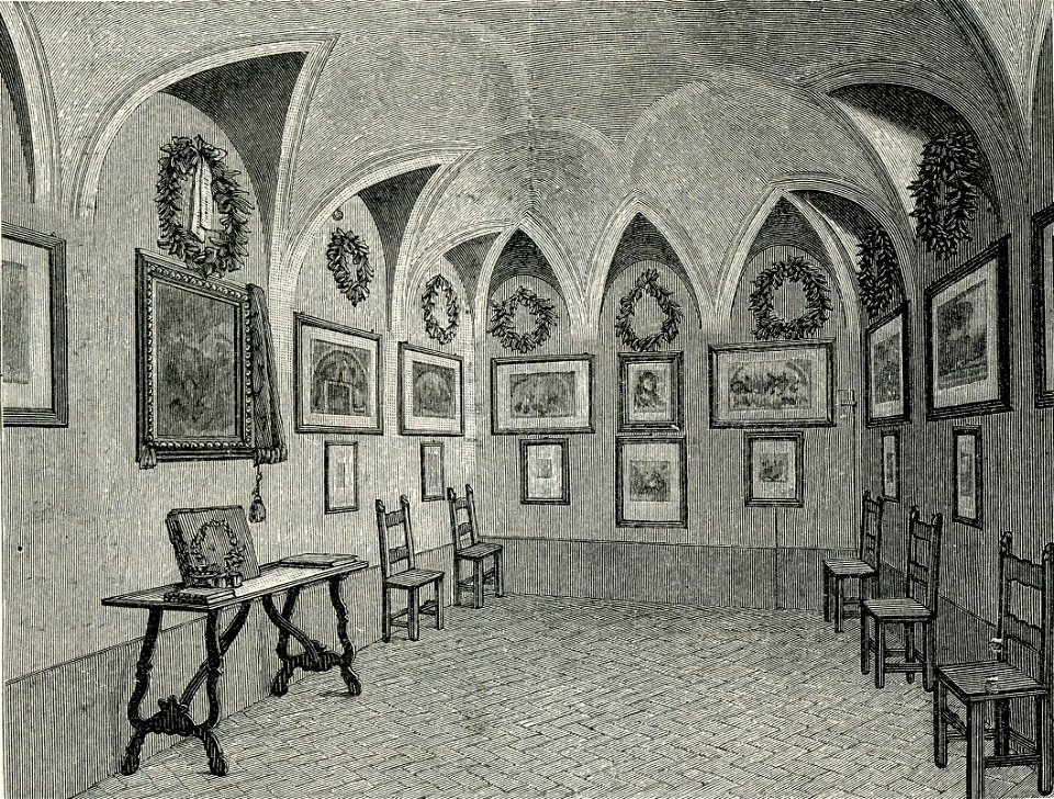 Urbino interno della stanza ove nacque Raffaello Sanzio