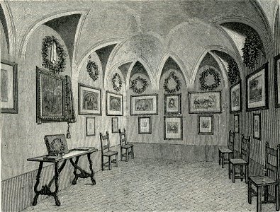 Urbino interno della stanza ove nacque Raffaello Sanzio