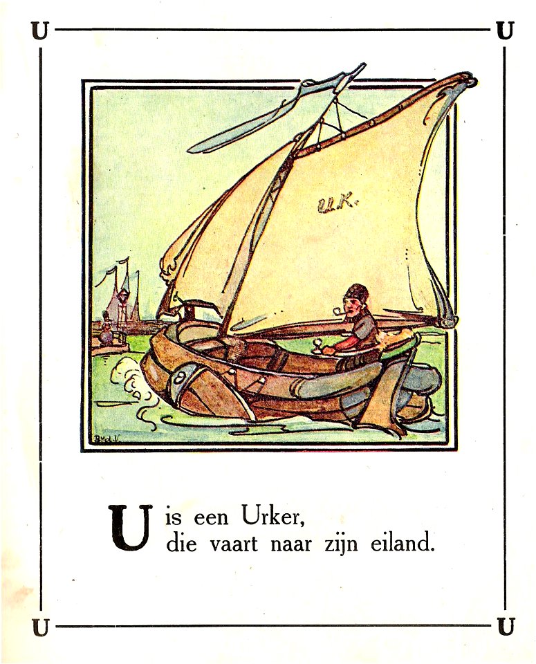 Urker uit A dat is Aafje (1918) van Bas van der Veer