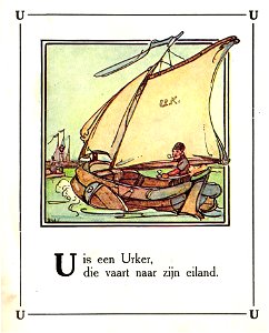 Urker uit A dat is Aafje (1918) van Bas van der Veer