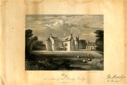 Ury - the residence of the Barclay Family drawn and engraved by William Miller