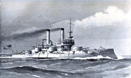 USS Iowa - Brassey's Naval Annual 1899