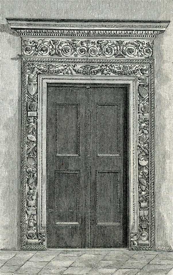Urbino Palazzo Ducale porta detta della Guerra
