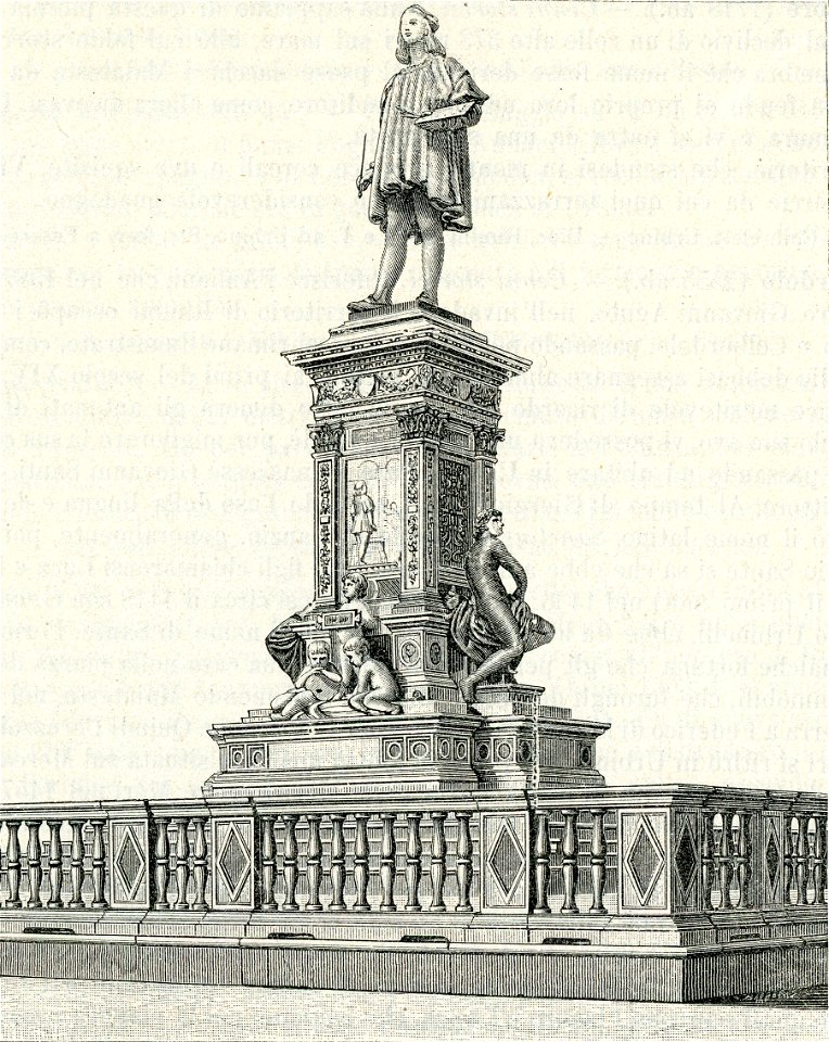 Urbino monumento a Raffaello Sanzio