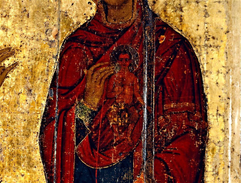 Ustyug Annunciation (Christ Child, detail)