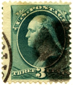 US stamp 1873 3c Washington