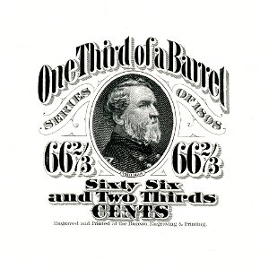 US-Stamp-Beer-1898-662⁄3 cents (1⁄3 barrel) (partial proof)