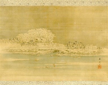 Utagawa Hiroshige - Matsuchiyama on the Sumida River - 1939.1863 - Art Institute of Chicago