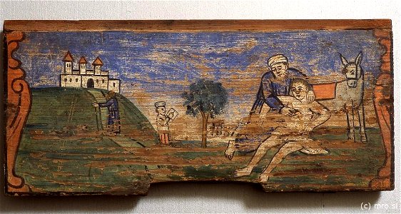 Usmiljeni Samaritan (panjska končnica, 1887)
