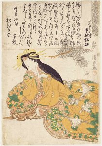 Utagawa Kuninao - Actor Nakamura Matsue III as the Courtesan Nanaura