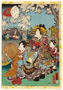 Utagawa Kunisada II - No. 5, Wakamurasaki