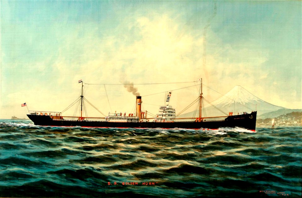 US Tanker Golden Horn, by H. Shimidzu