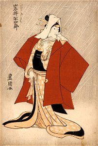 Utagawa Toyokuni - The kabuki actor Iwai Hanshiro V as the entertainer (geiko) Kashiku - Google Art Project