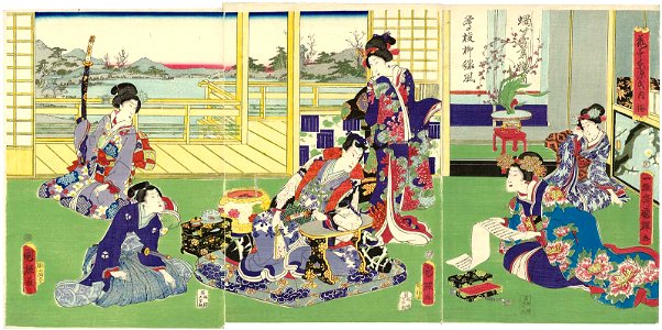 Utagawa Kuniteru II - Plum (Ume)