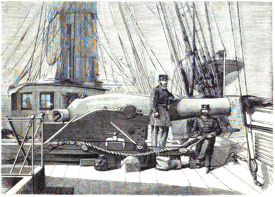 USS Kearsarge Drehkanone (IW 13-1865 S 176)