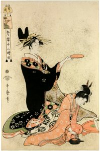 Utamaro (c. 1794) Seirō jūni toki tsuzuki - I no koku (BM) cropped