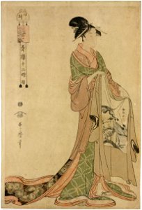 Utamaro (c. 1794) Seirō jūni toki tsuzuki - U no koku (BM) cropped