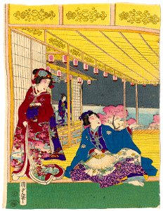 Utagawa Kunisada II - Genji-e