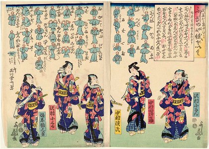 Utagawa Yoshifuji - Actors
