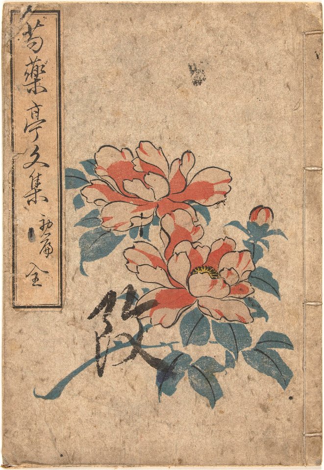 Anthologie van pioenrozen-Rijksmuseum AK-MAK-1342
