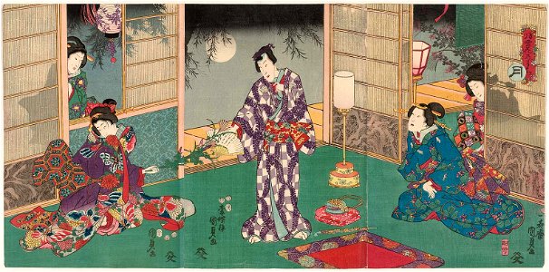 Utagawa Kunisada II - Moon