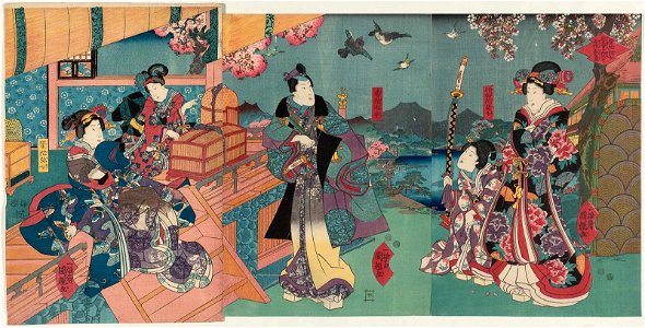 Utagawa Kuniteru I 11.16220a-c MFAB