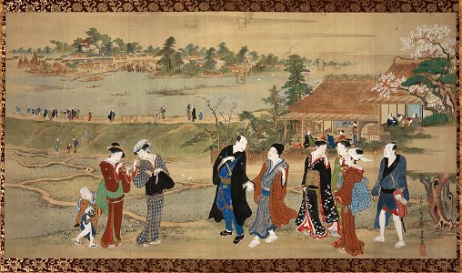 Utagawa Toyoharu (c. 1781–1801) Mukōjima kōraku zu