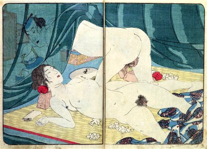 Utagawa Kuniyoshi - All Passion Spent, The Satisfied Woman ca. 1855