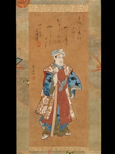 Utagawa Toyokuni I - Bandō Mitsugorō II as Shinbei in the Kabuki Play Sukeroku - 2015.300.147 - Metropolitan Museum of Art