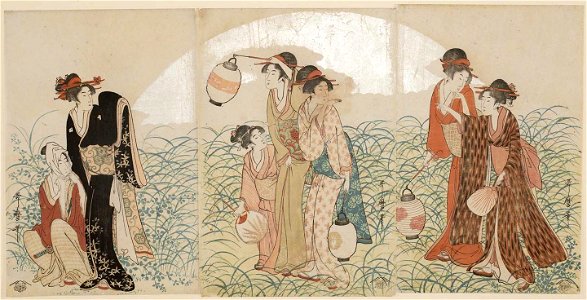 Utamaro (c. 1798–99) Musashino