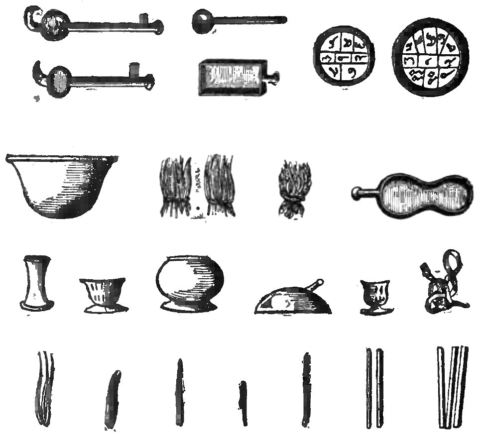 Utensils for Ceremonies - Page 88 - Chapter VIII - History of India Vol 1 (1906)