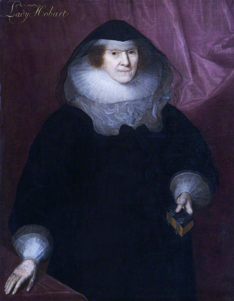 V. M. (active 1634-1637) (attributed to) - Dorothy Bell (1572–1641), Lady Hobart - 355517 - National Trust