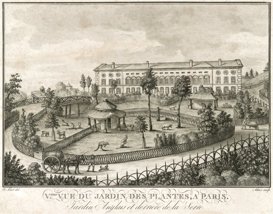 V.eme vue du jardin des plantes, a Paris