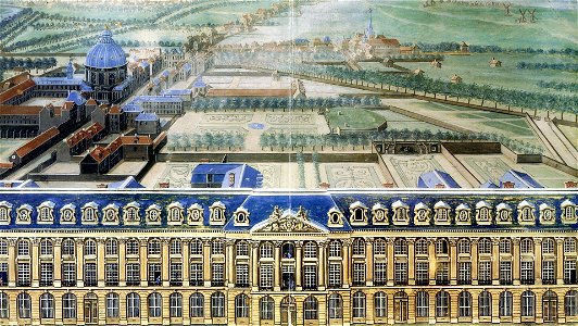 V. Antier, 'La place Louis-le-Grand, faubourg Saint-Honoré en 1705' – Musée Carnavalet – Action artistique de la ville de Paris 2002
