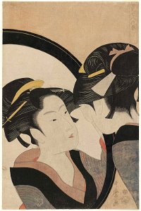 Utamaro (c. 1792–93) Sugatami Shichinin Keshō (MFA)