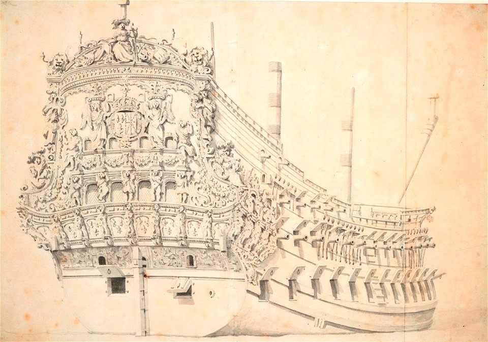 Vaisseau français commandé en Hollande en 1665-1667