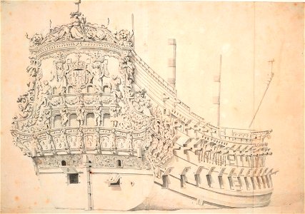 Vaisseau français commandé en Hollande en 1665-1667